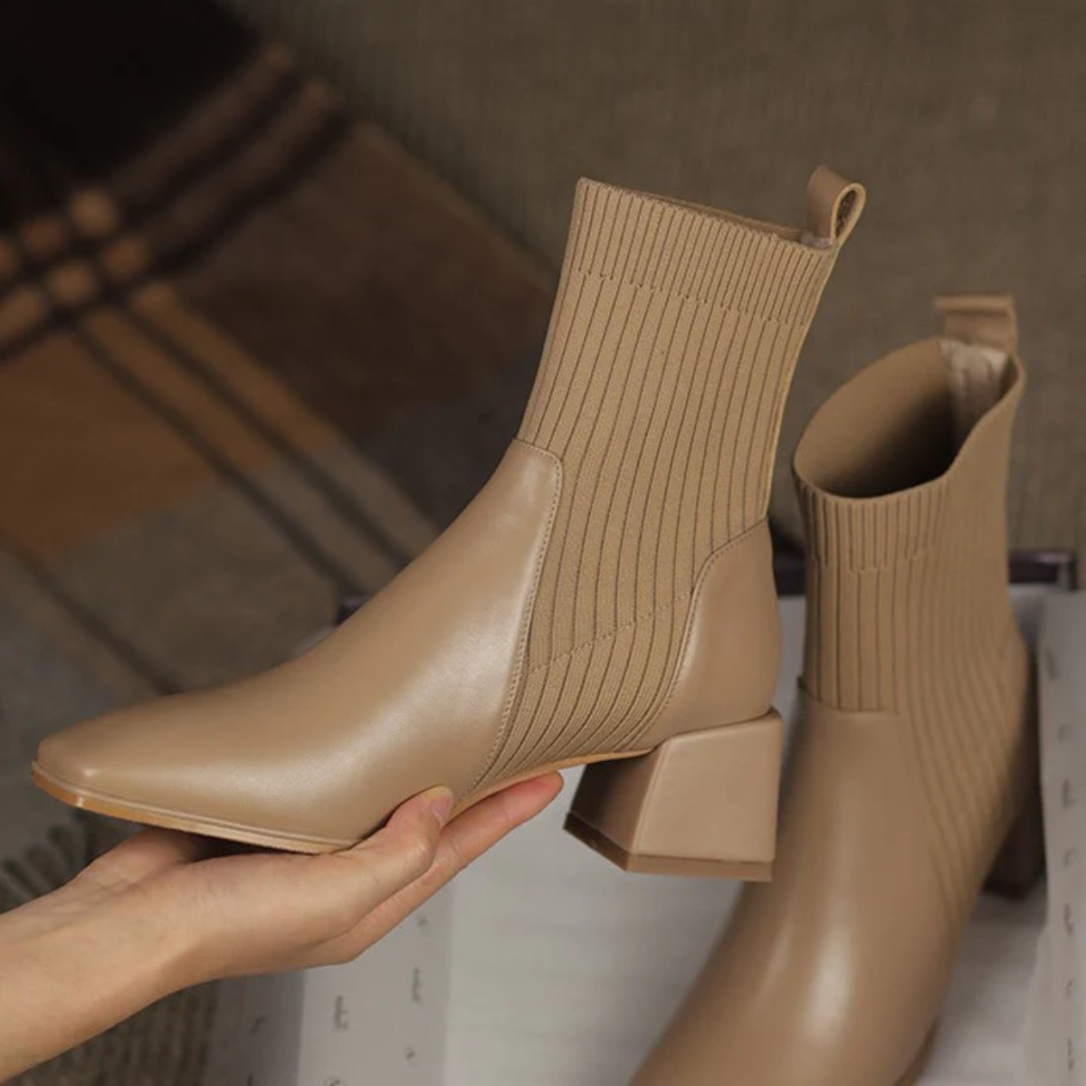 Dallas Bota Femenina Texana Western – Caña Corta con Malla