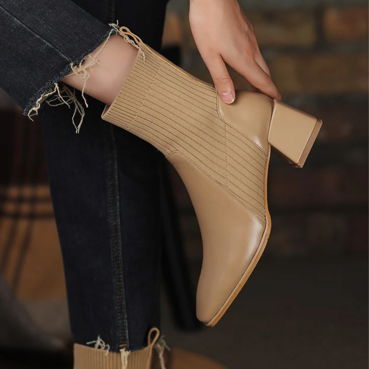 Dallas Bota Femenina Texana Western – Caña Corta con Malla