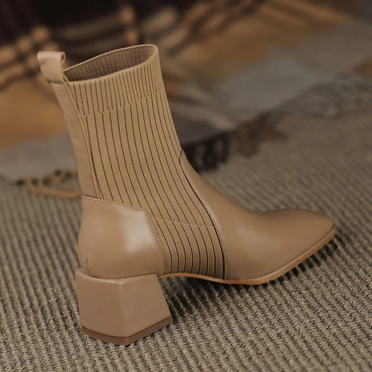 Dallas Bota Femenina Texana Western – Caña Corta con Malla