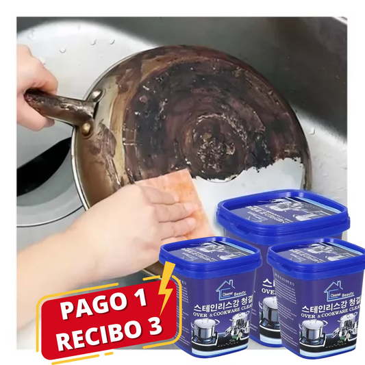 Kit 3 Pastas Mágicas Multiusos - Elimina El Óxido y Las Manchas Rebeldes