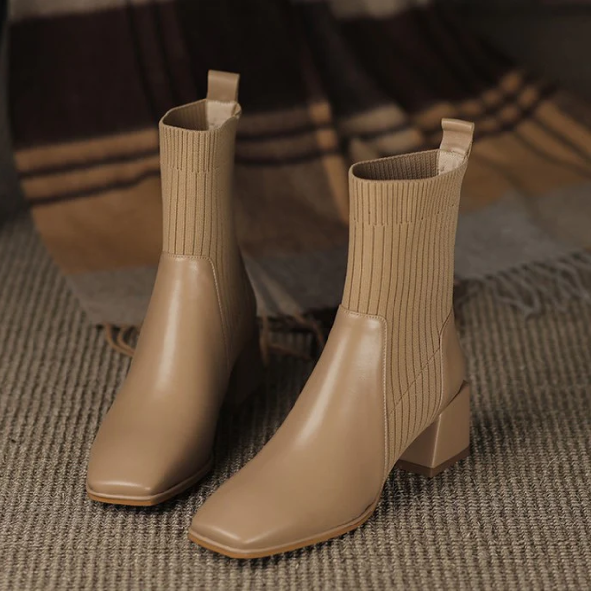 Dallas Bota Femenina Texana Western – Caña Corta con Malla