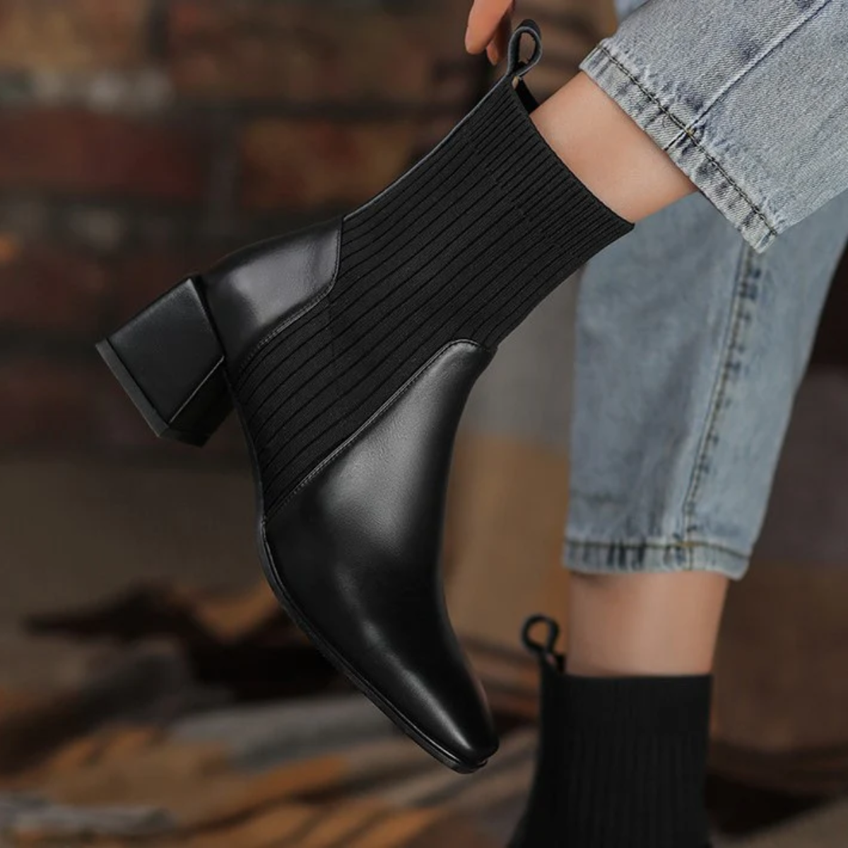 Dallas Bota Femenina Texana Western – Caña Corta con Malla