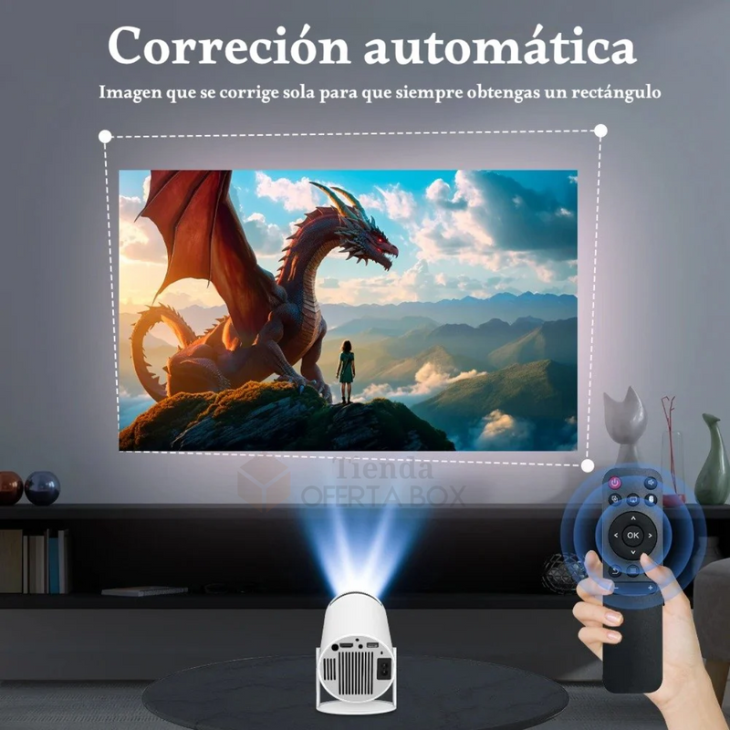 Proyector Smart Cine 4K - Wifi Bluetooth HDMI Altavoz